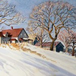 Afternoon Sun, Chisholm's Farm- watercolour Afternoon Sun, Chisholm's Farm- watercolour