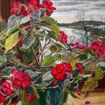 "Impatiens, Late Fall" oil 2005 NFS