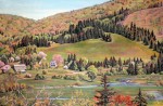"Salmon Pools, Margaree River" oil 2005