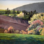 "Spring Harrowing at Sugarloaf" oil 2005